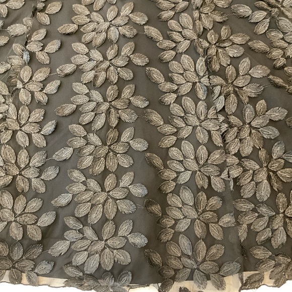 BEBE X NAVEN Strapless Bustier Maxi Dress Embroidered Body Black Size 00 - Picture 11 of 16